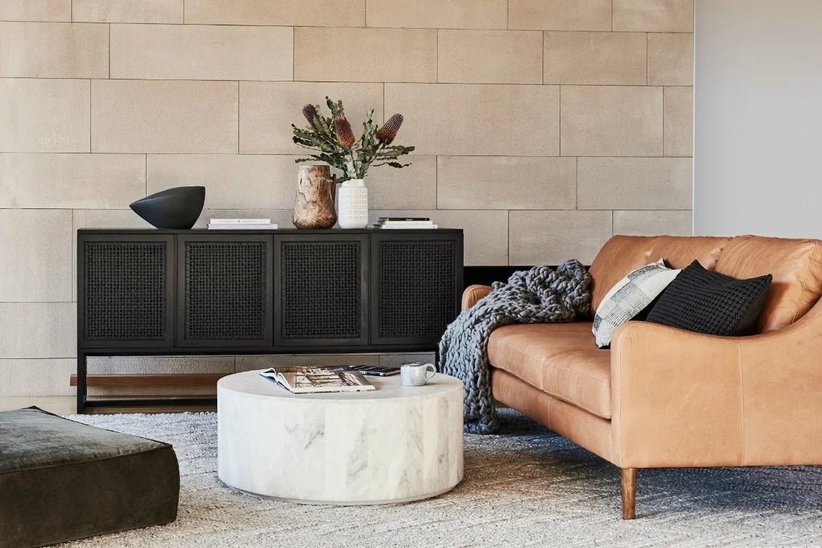 Elevate Your Dining Space with the Perfect Blend of Leather and Marble - Elsa Home And Beauty