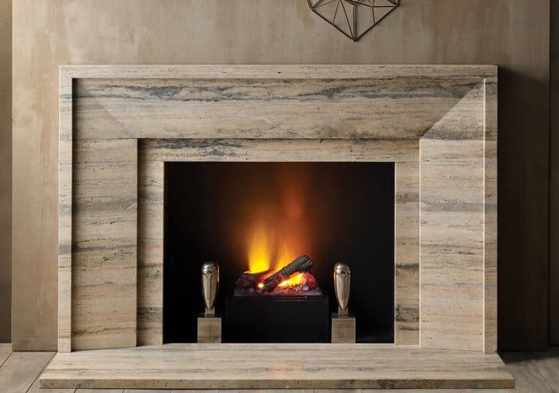 Travertine Fireplaces