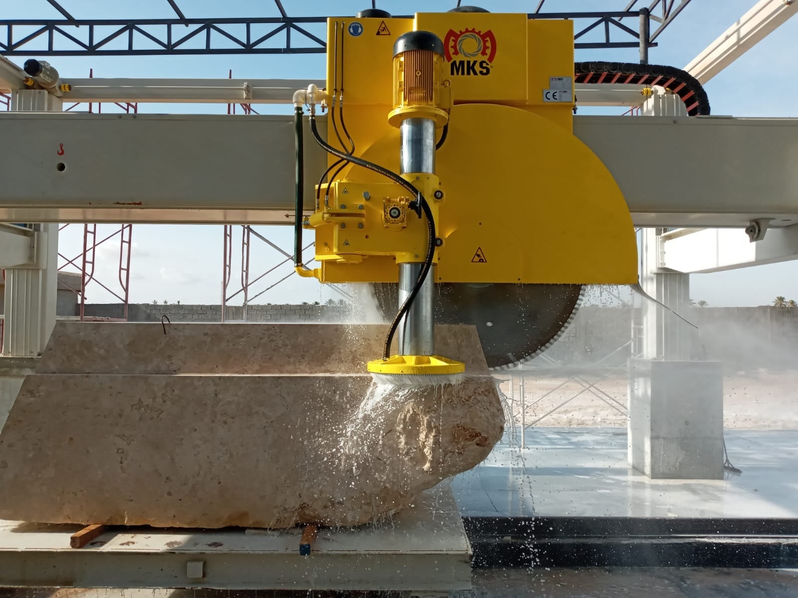 Marble Block Cutting