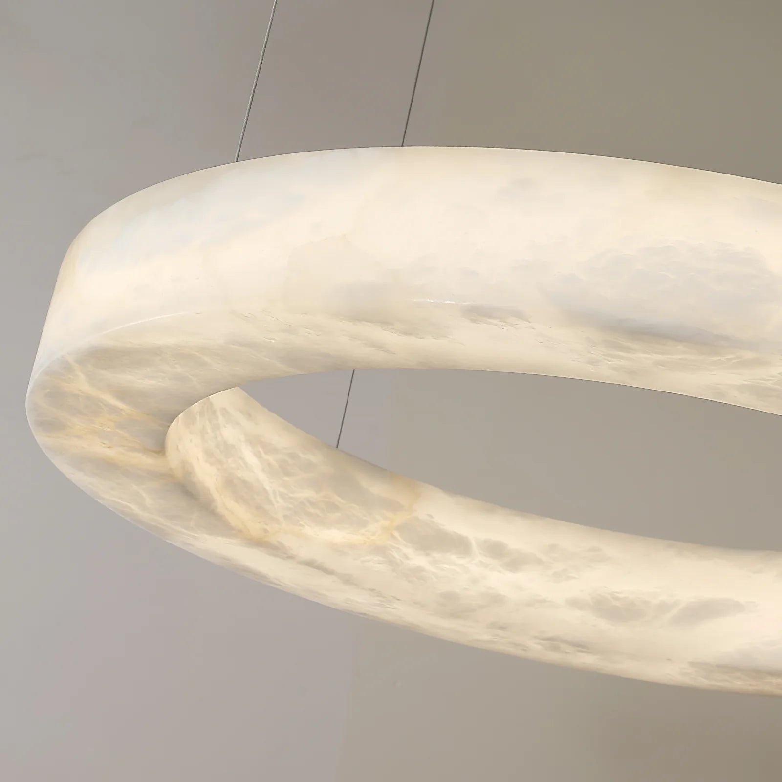 Alabaster Pendant Light Rings - Elsa Home And Beauty