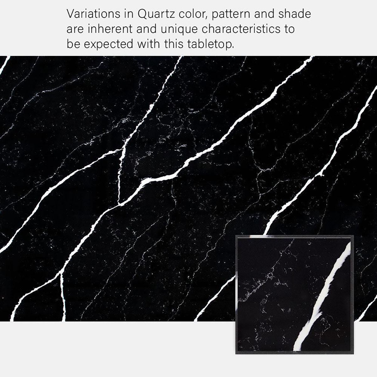 Artificial Black Marble Dining Table | Tulip Table - Elsa Home And Beauty