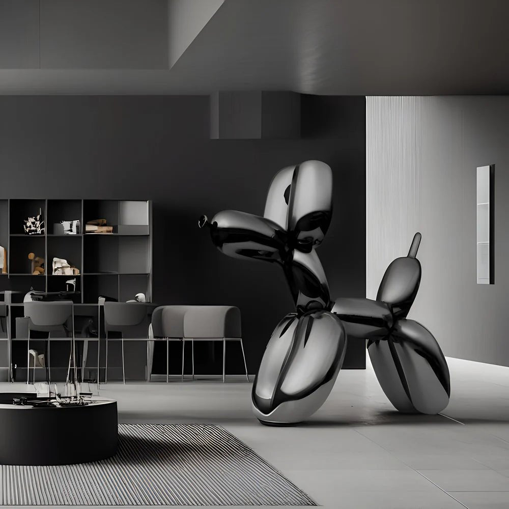 Azul Blue Dog Sculpture - Elsa Home And Beauty