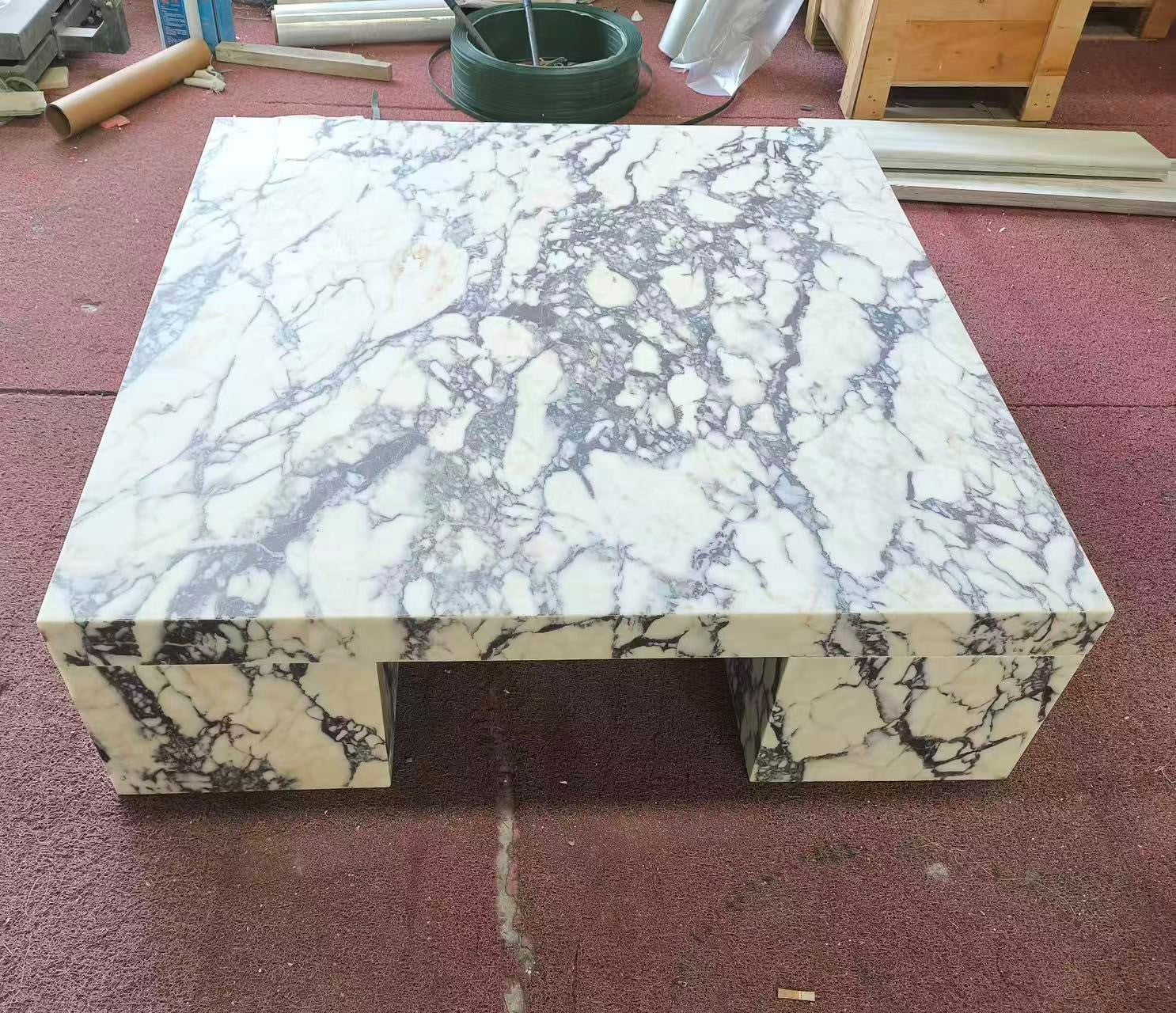 Calacatta Viola Alpina Coffee Table - Elsa Home And Beauty