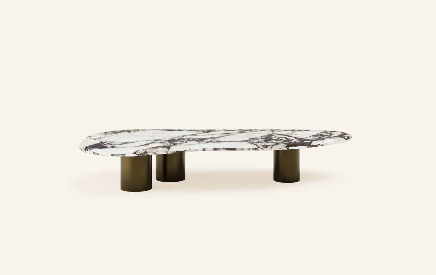 Calacatta Viola Oval Coffee Table - Elsa Home And Beauty