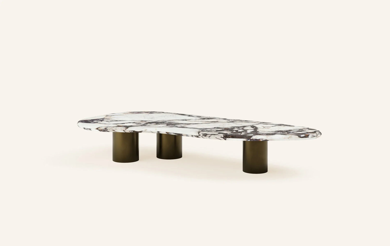 Calacatta Viola Oval Coffee Table - Elsa Home And Beauty
