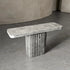 Designer Marble Console in Grigio Antico - Elsa Home And Beauty