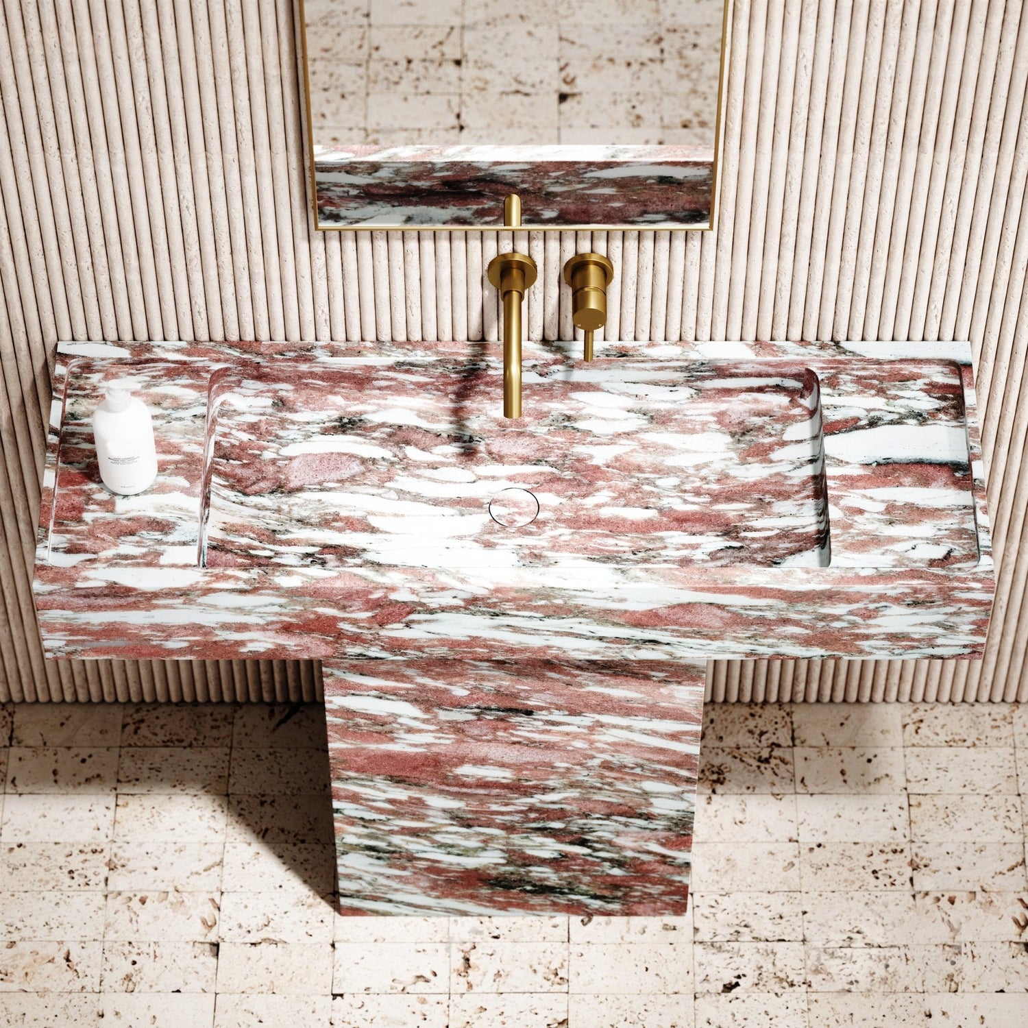 Norwegian Rose Pedestal Basin - Elsa Home And Beauty