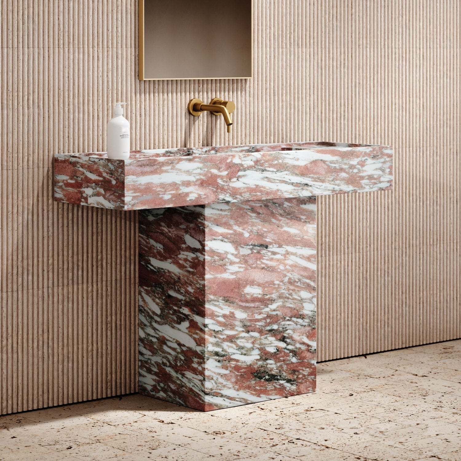 Norwegian Rose Pedestal Basin - Elsa Home And Beauty