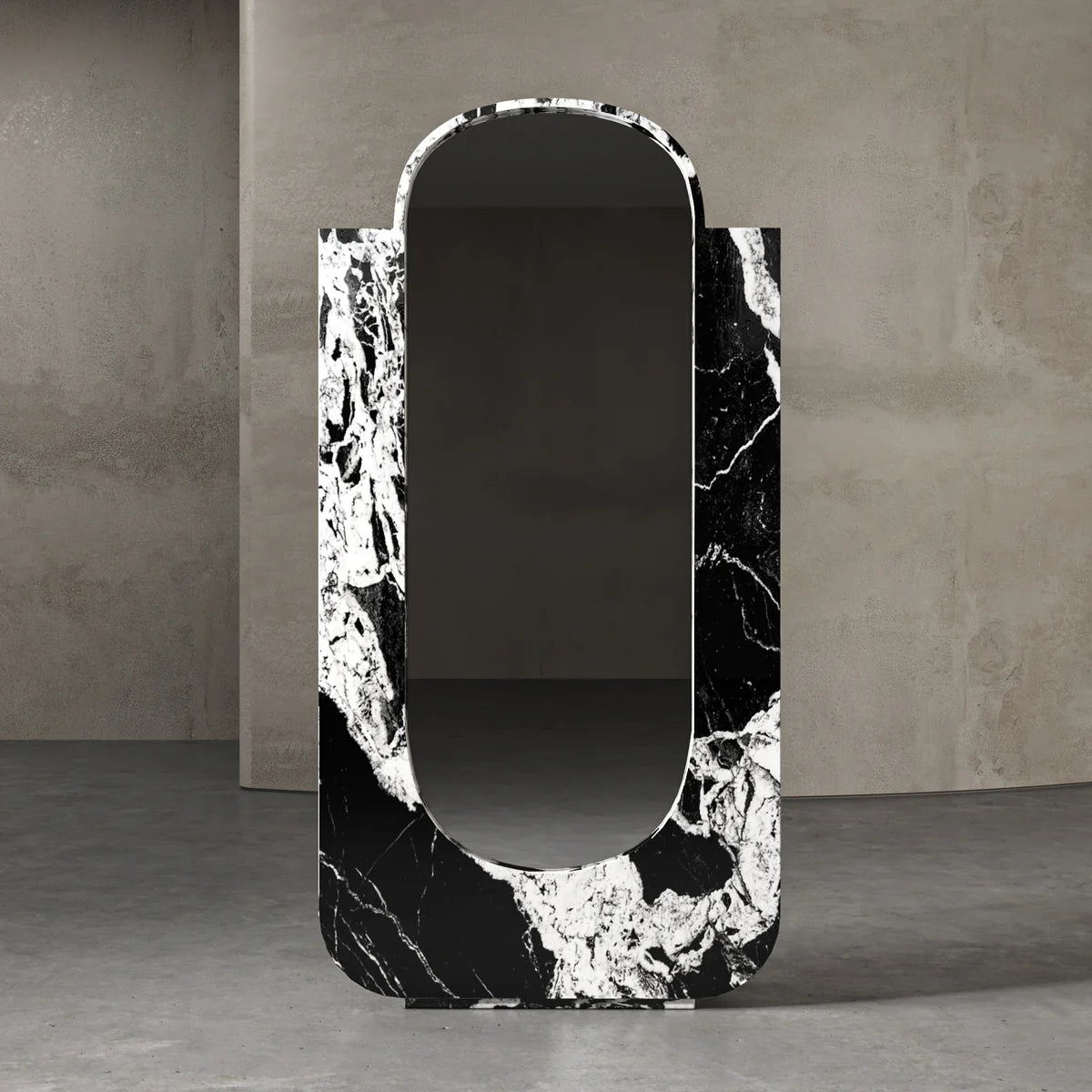 Oval Free Standing Mirror in Grand Antique - Elsa Home And Beauty