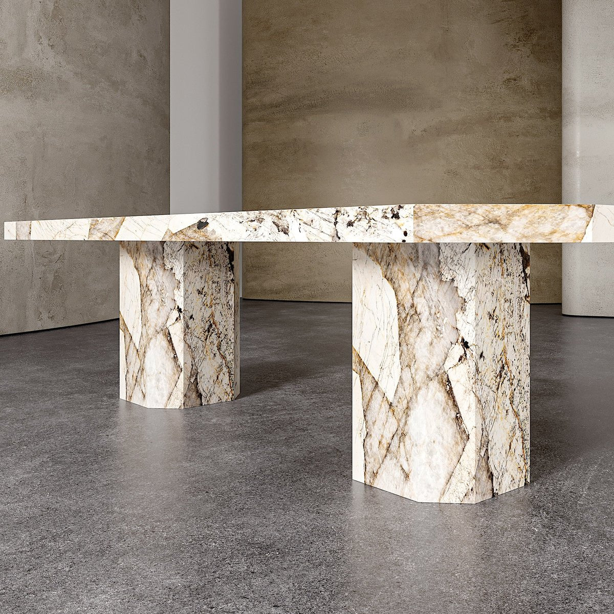 Patagonia Quartzite Dining Table - Elsa Home And Beauty