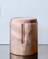 Pink Onyx Boucle Stool - Elsa Home And Beauty