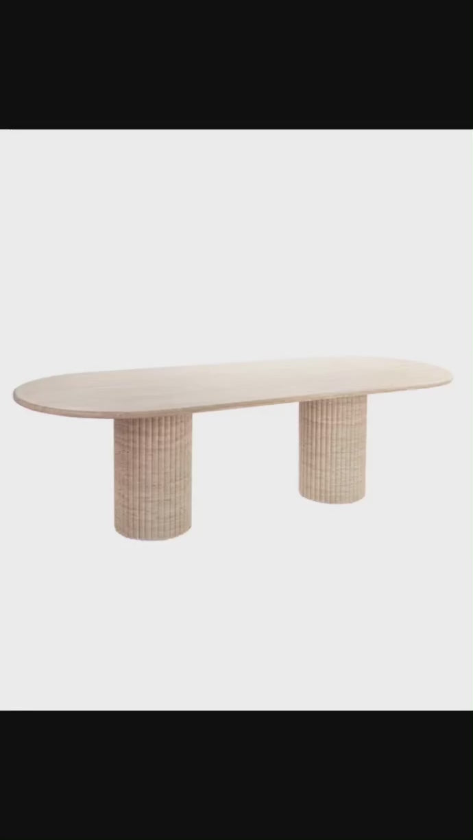 Travertine Dining Table
