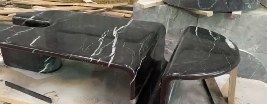 Capella Nero Marble Coffee Table