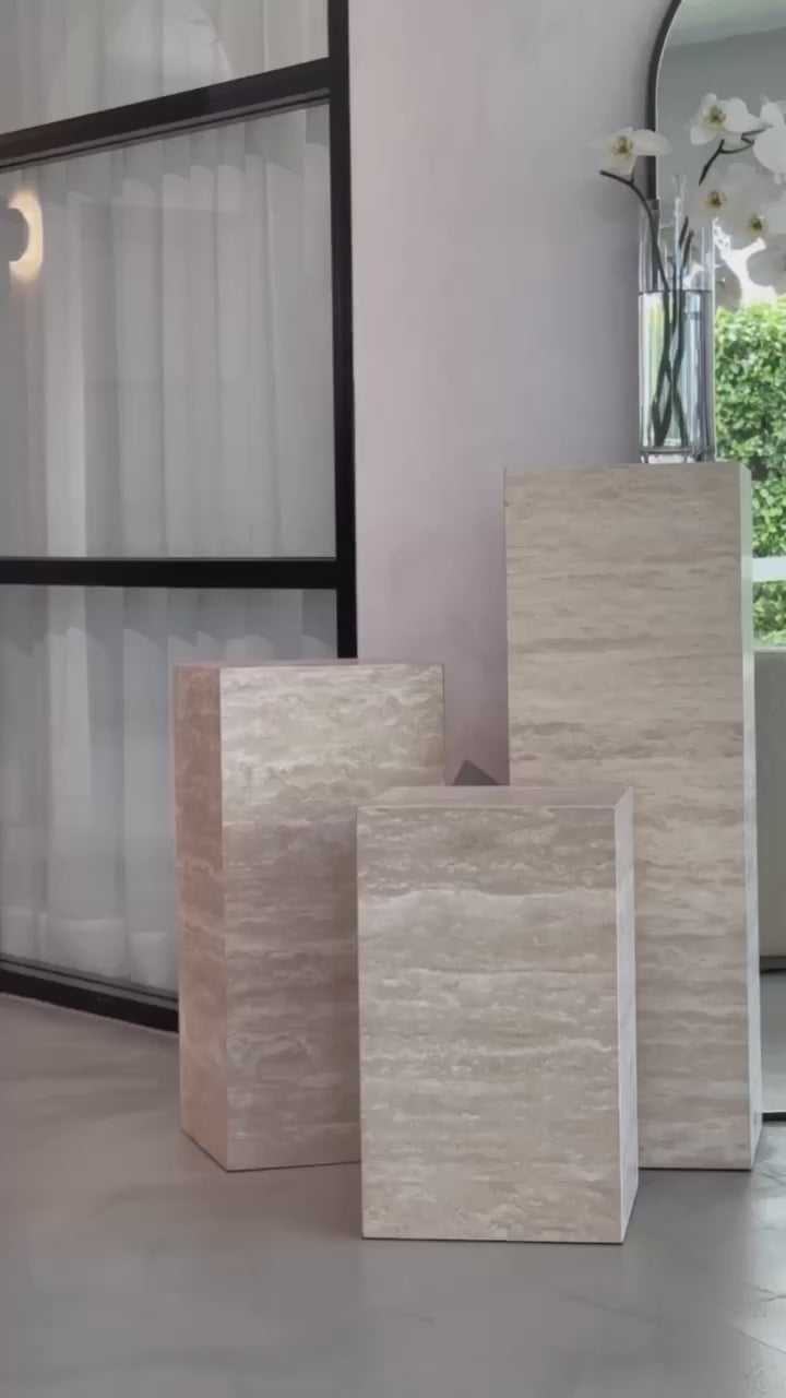 Travertine Plinths