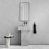 Small Carrara Pedestal Basin 600mm - Elsa Home And Beauty