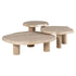 Travertine Nesting Coffee Table Set - Elsa Home And Beauty
