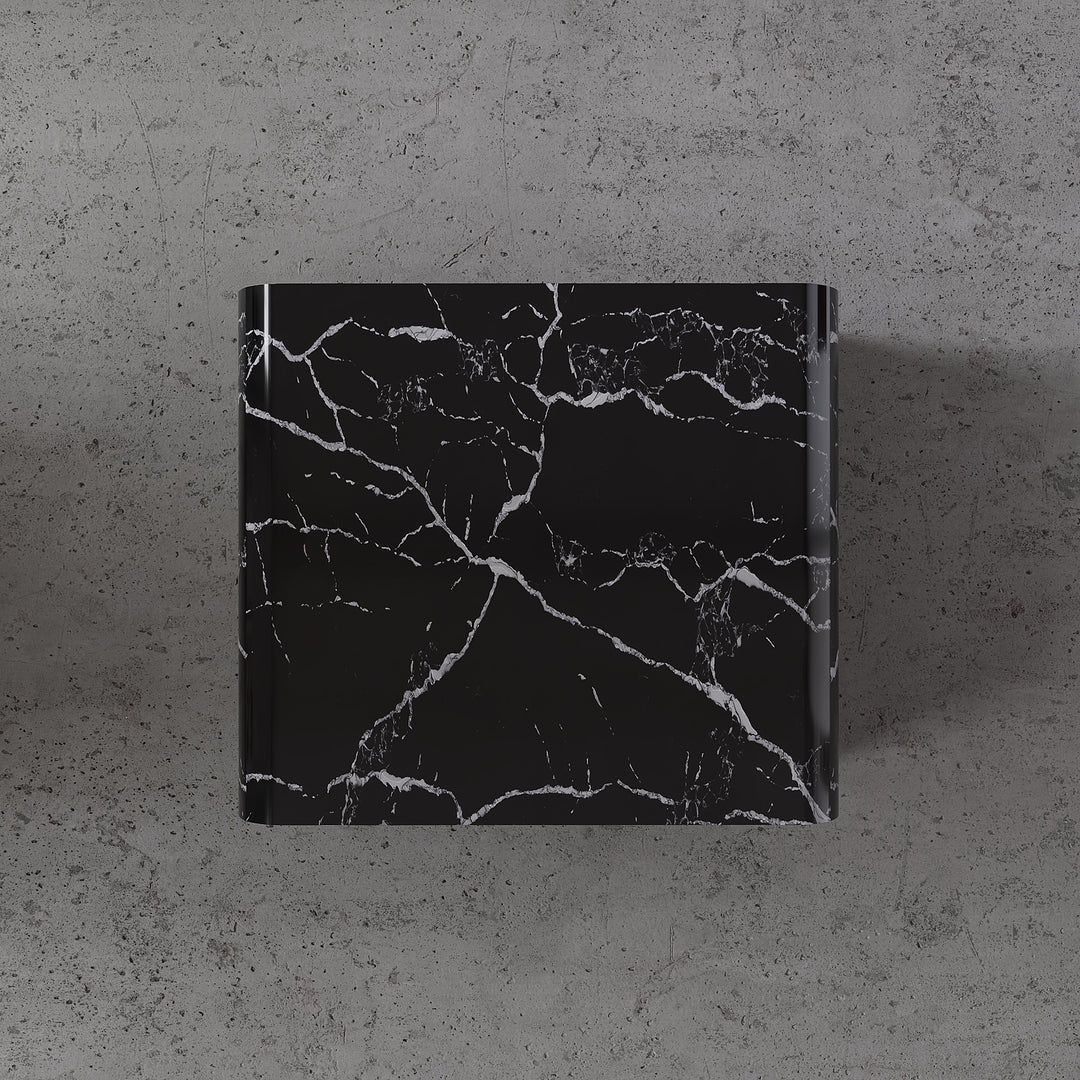 Alessia Coffee Table in Nero Marquina - Elsa Home And Beauty