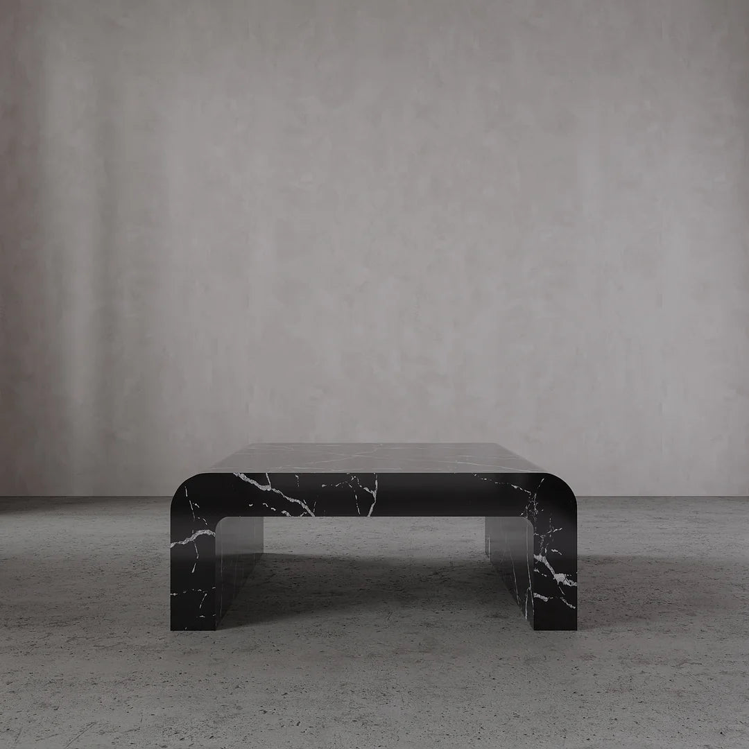 Alessia Coffee Table in Nero Marquina - Elsa Home And Beauty