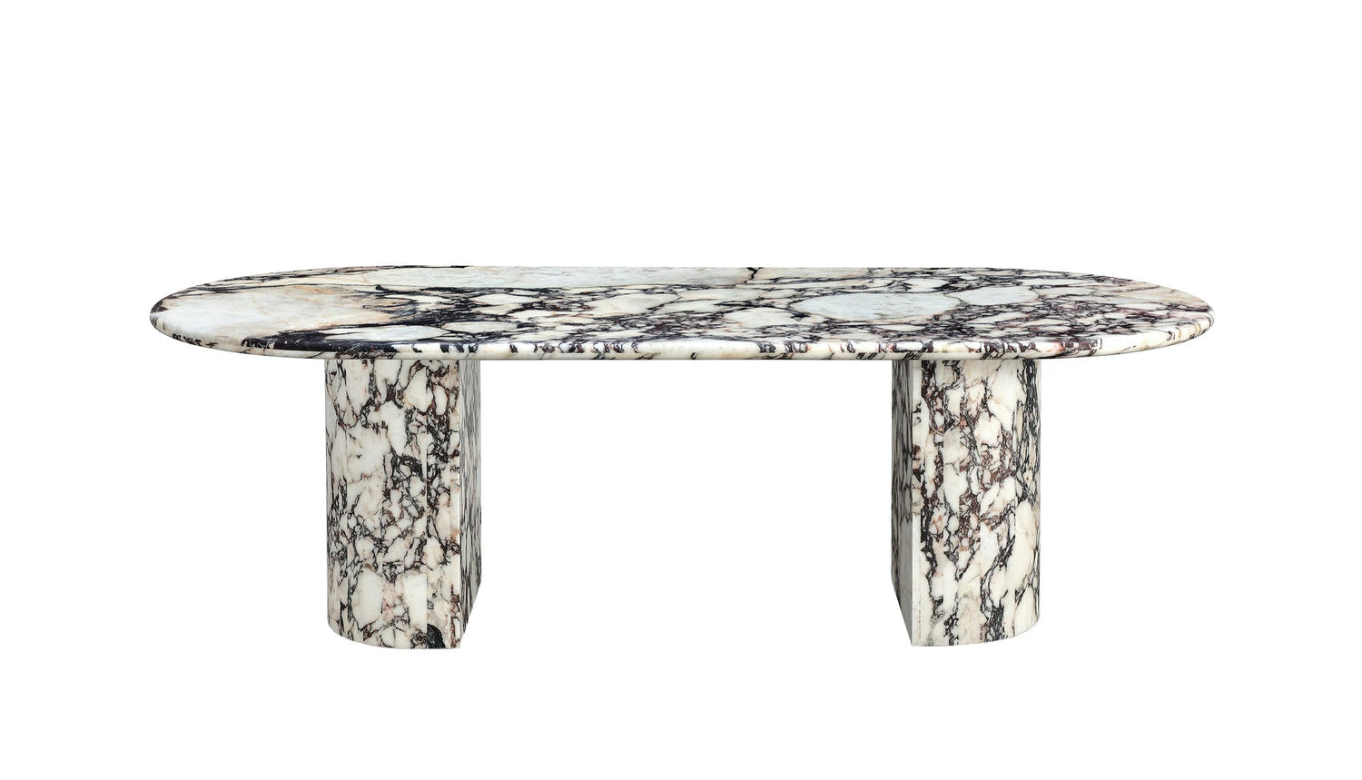 Calacatta Viola Oval Dining Table