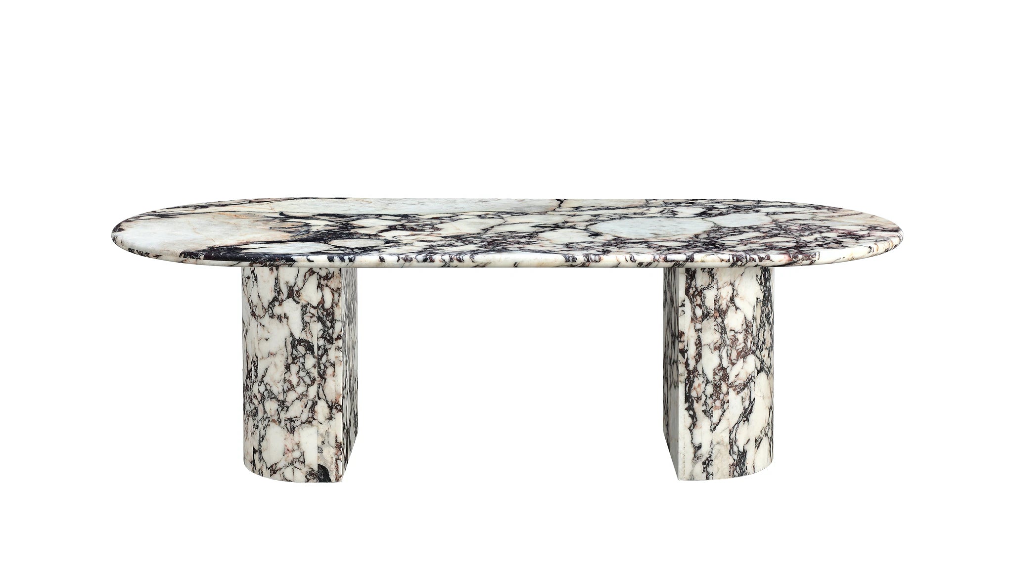 Calacatta Viola Oval Dining Table
