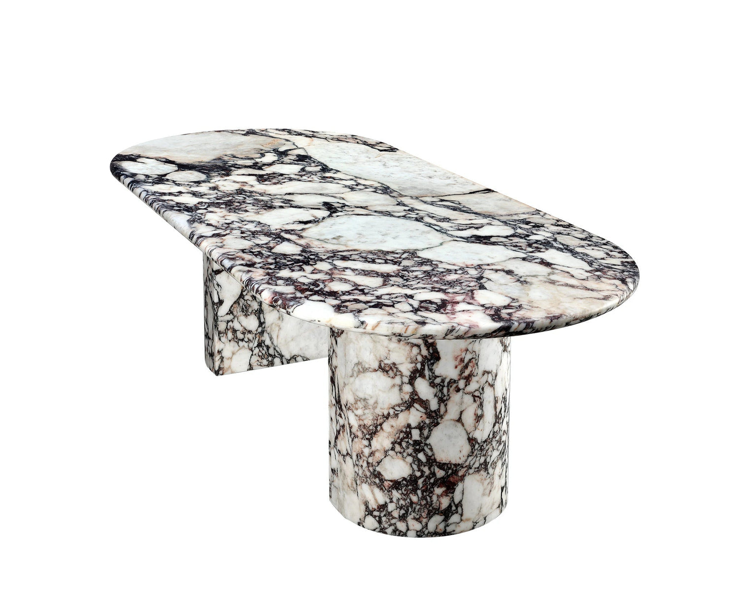 Calacatta Viola Oval Dining Table