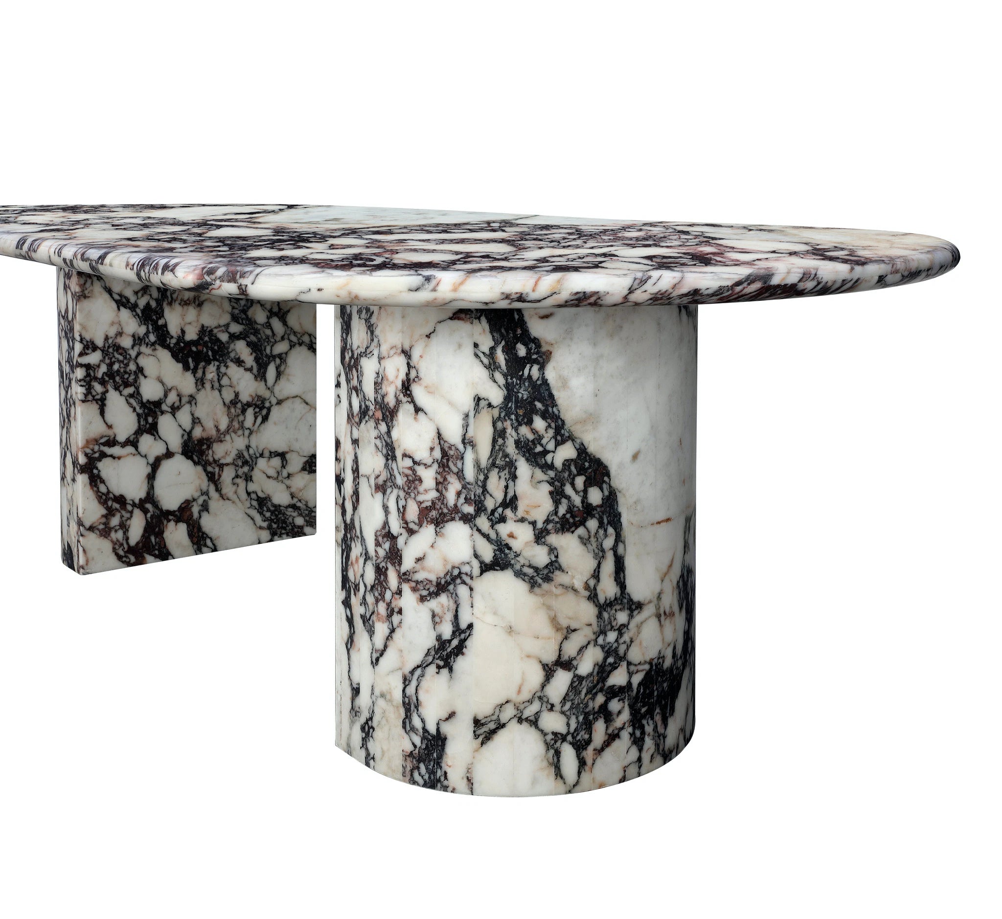 Calacatta Viola Oval Dining Table