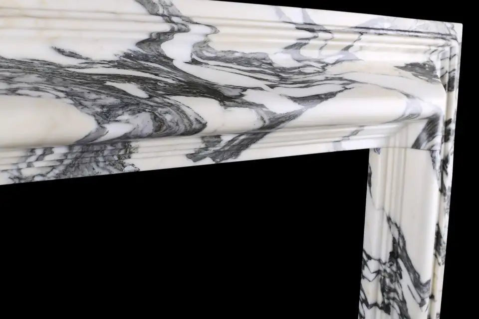 Arabescato Marble Fireplace