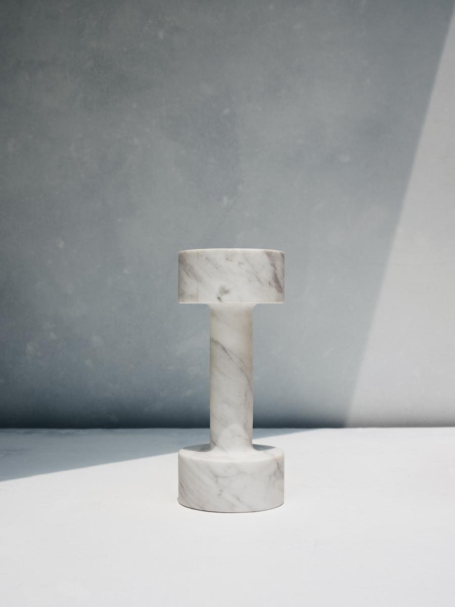 Calacatta Marble Dumbells - Set of 2 - Elsa Home And Beauty