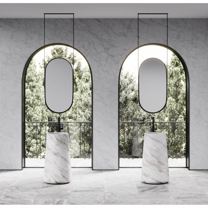 Calacatta Miele Free Standing Basin - Elsa Home And Beauty