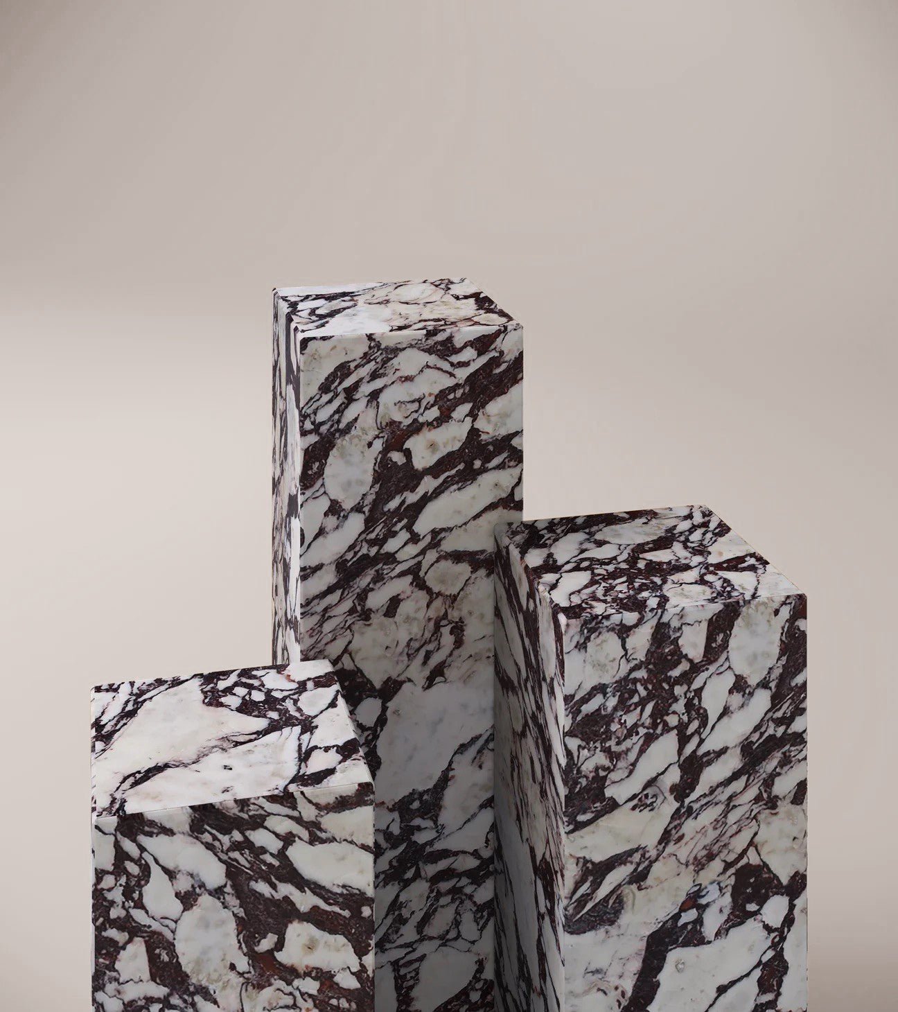 Calacatta Viola Plinths | Marble Vanities