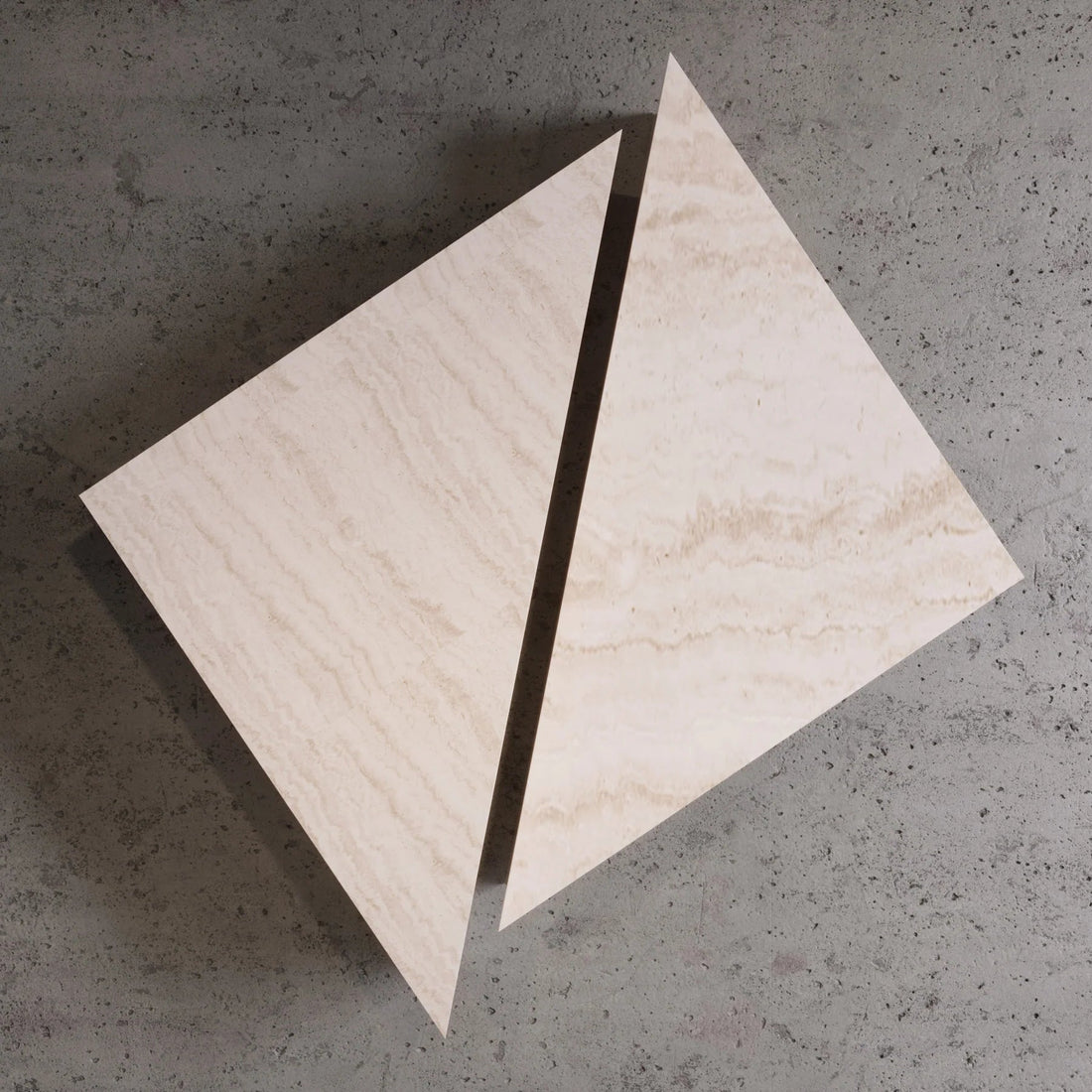 Travertine Coffee Table Set