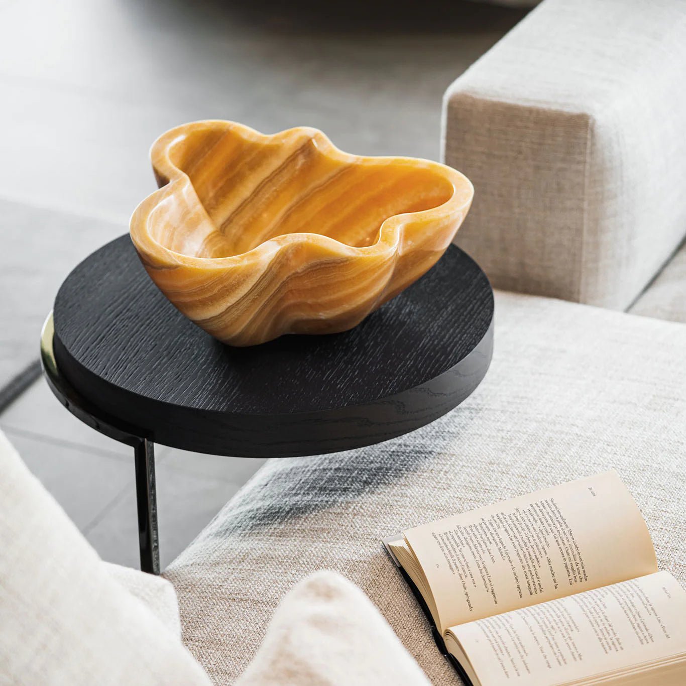 Fruit Bowl in Onyx - Elsa Home And Beauty