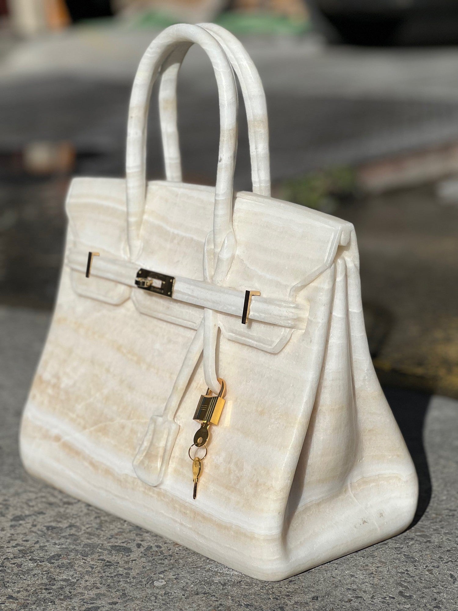 Handbag From Verde Guatemala Marble - Elsa Home And Beauty