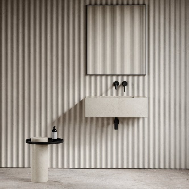 Limestone Wall Mount Basin - Elsa Home And Beauty