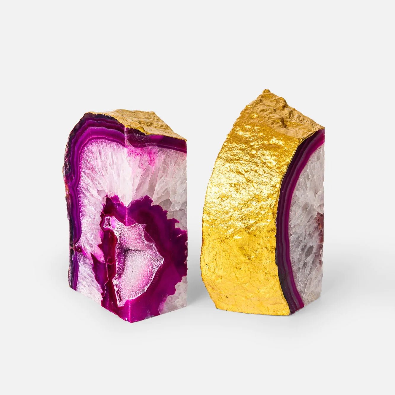 Luxurious Agate Bookends - Elsa Home And Beauty