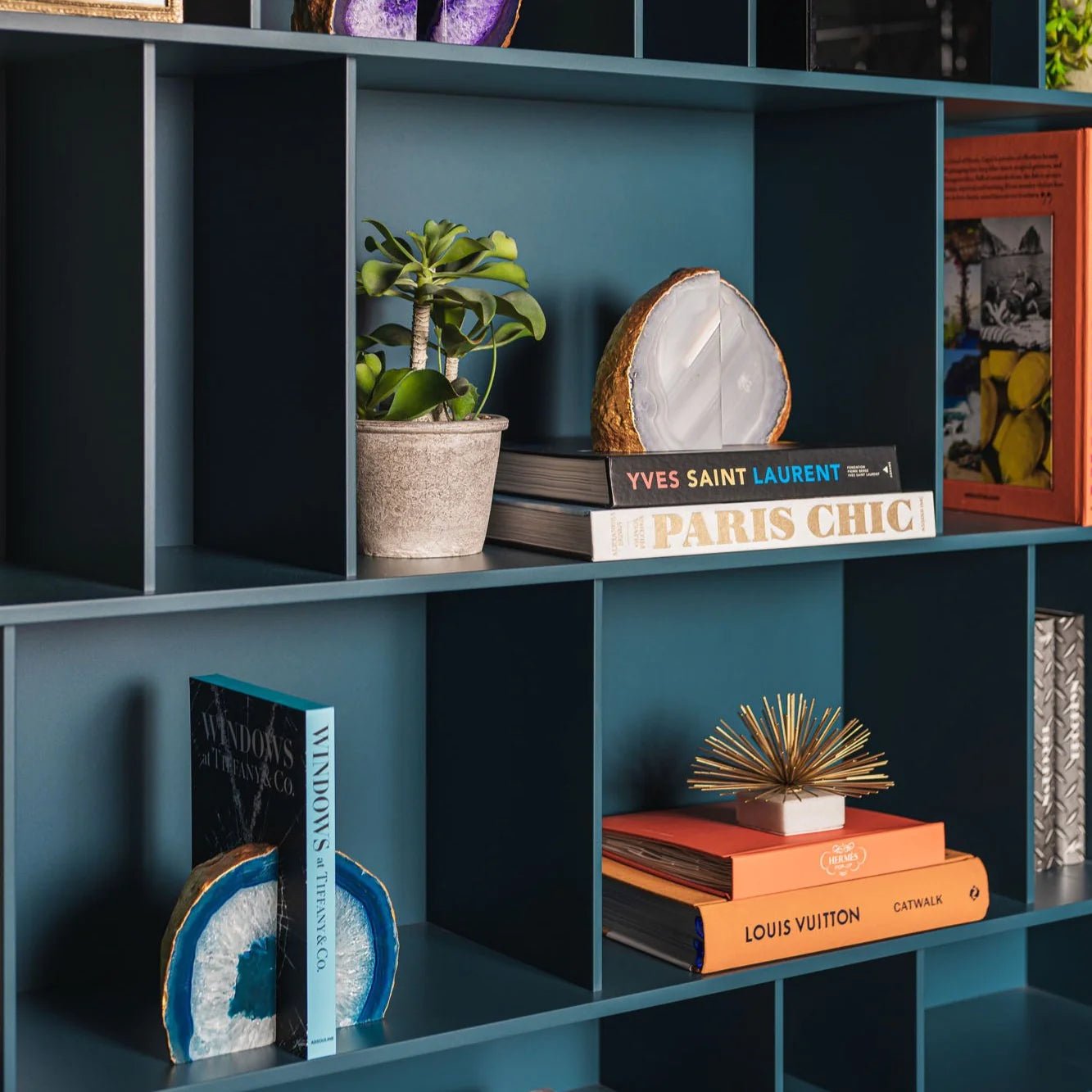 Luxurious Agate Bookends - Elsa Home And Beauty