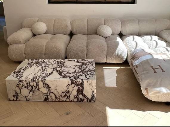 Marble Coffee Table Plinth - Elsa Home And Beauty
