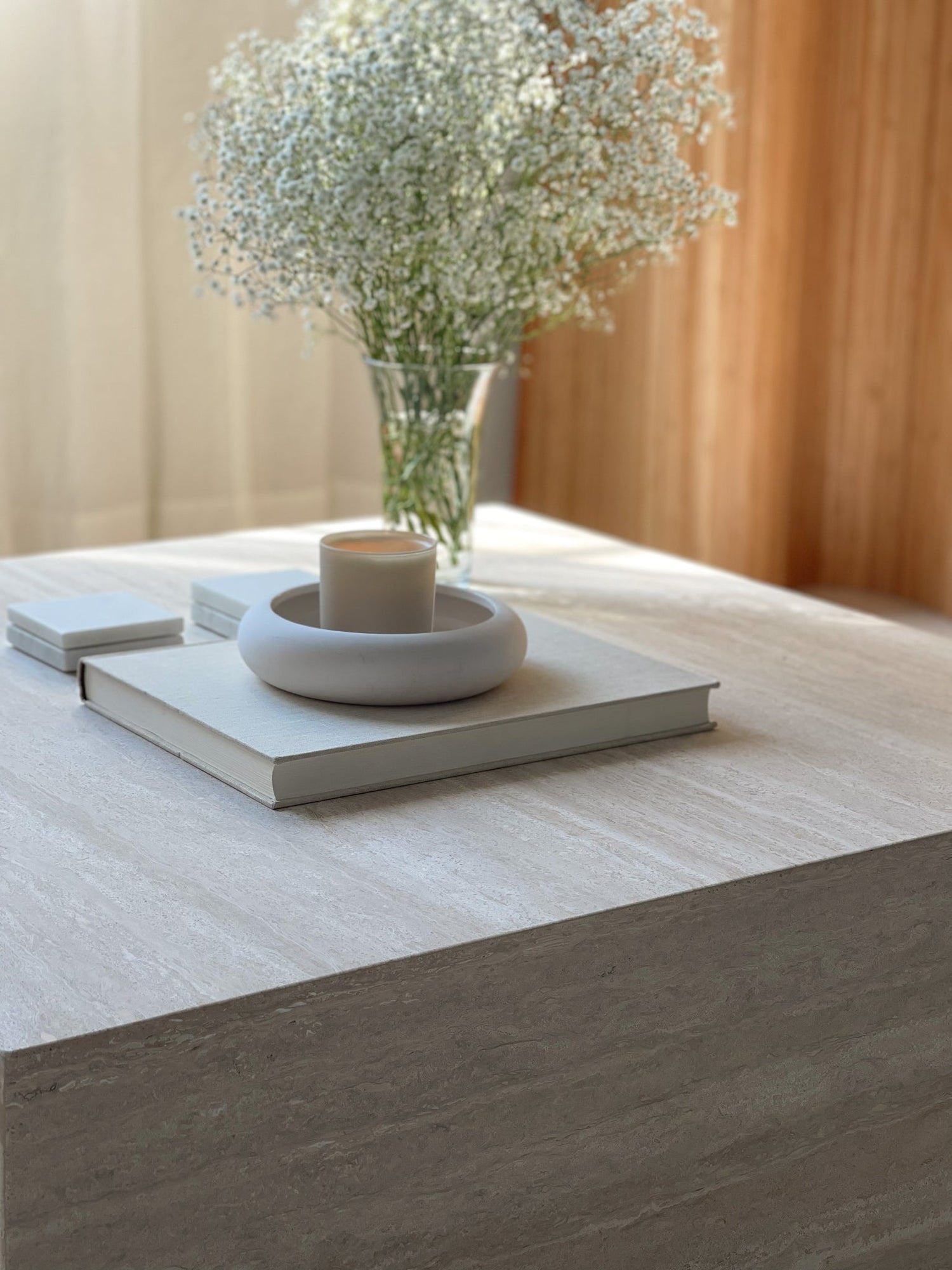 Marble Coffee Table Plinth - Elsa Home And Beauty