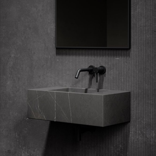 Nero Marquina Wall Mount Basin - Elsa Home And Beauty