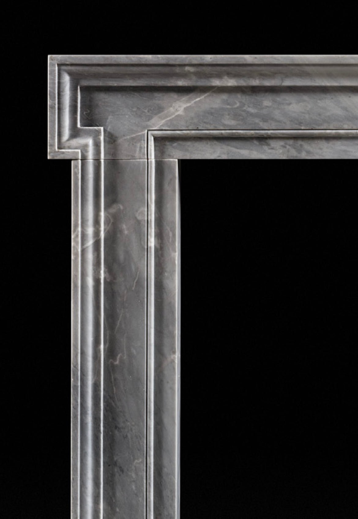 Percey Fireplace Mantle in Bardiglio - Elsa Home And Beauty