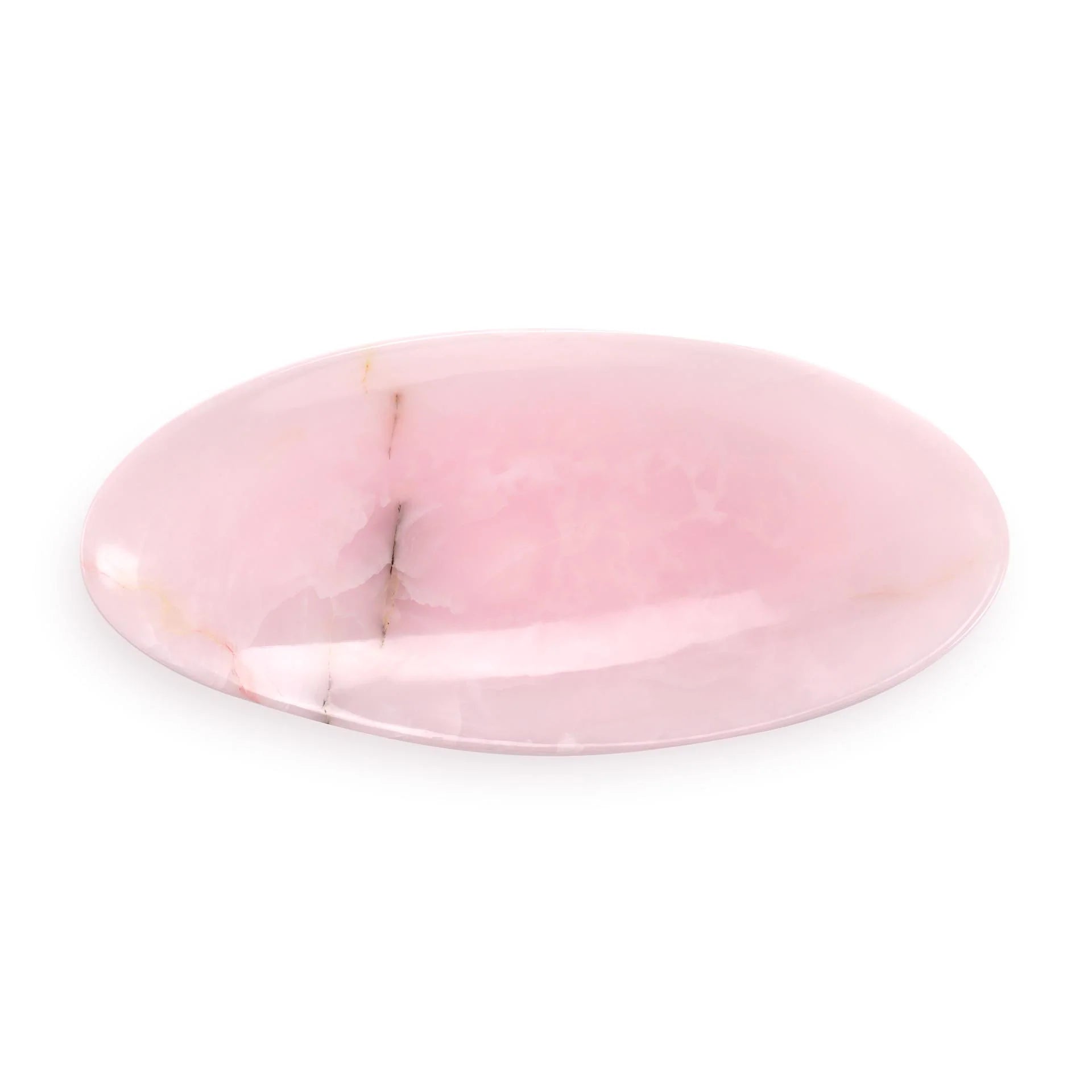 Pink Onyx Solid Carved Bowl in Medium - Elsa Home And Beauty