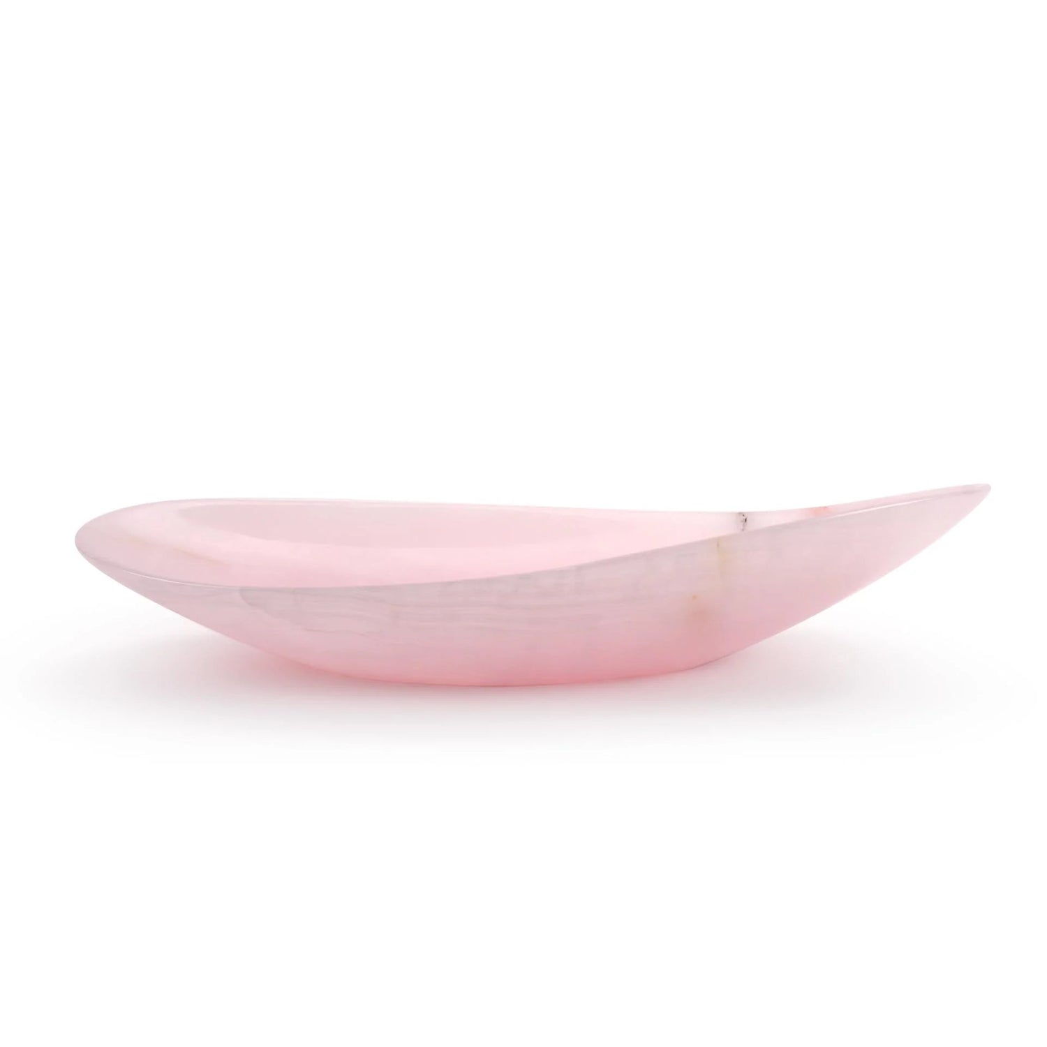 Pink Onyx Solid Carved Bowl in Medium - Elsa Home And Beauty