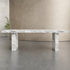 Serene White Marble Dining Table - Elsa Home And Beauty