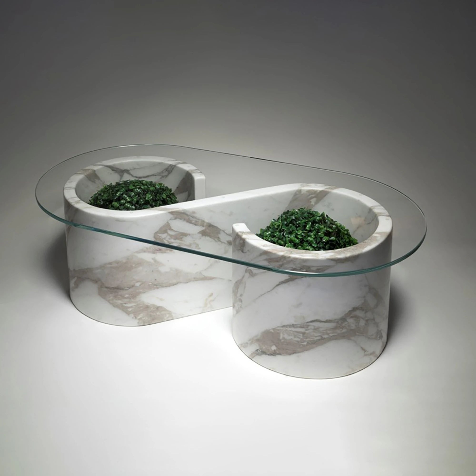 Serenity Coffee Table in Calacatta Marble - Elsa Home And Beauty