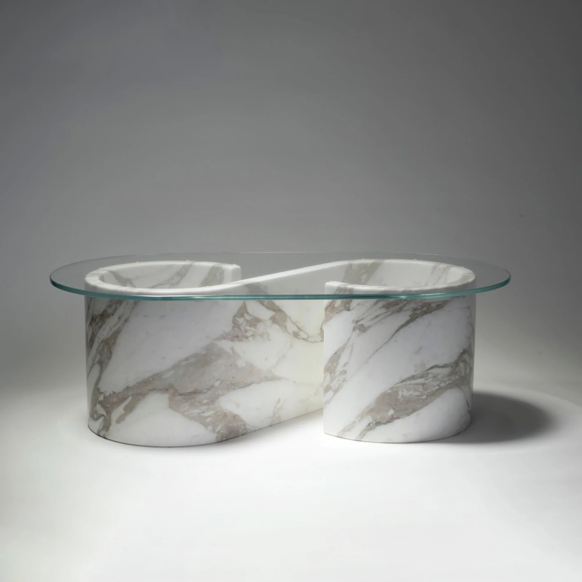 Serenity Coffee Table in Calacatta Marble - Elsa Home And Beauty