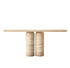 Travertine Console Table