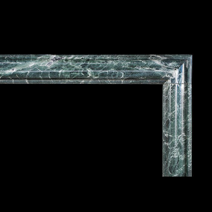 Green Marble Modern Fireplace