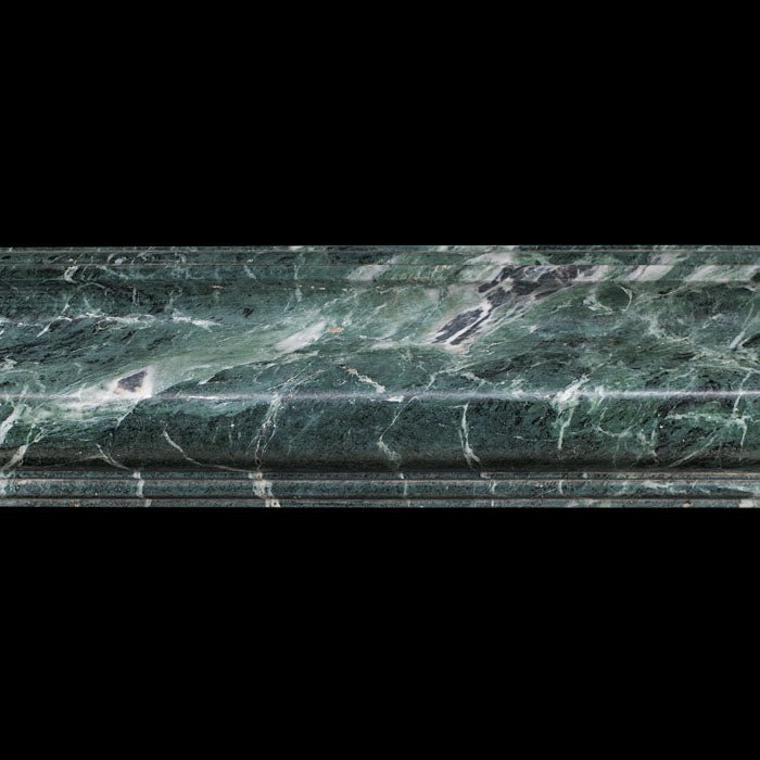 Green Marble Modern Fireplace