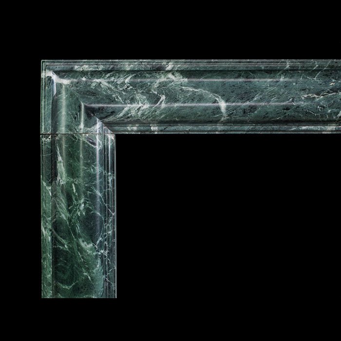 Green Marble Modern Fireplace