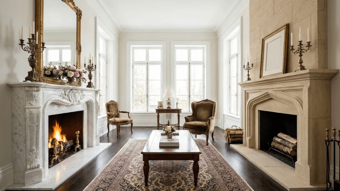 Limestone Fireplace vs Marble Fireplace: Which Is the Best Choice for Your Home? - Elsa Home And Beauty